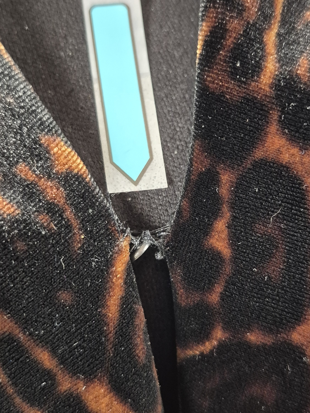 Design Today's by Song & Sung Vintage (Med) Velvet Leopard Blazer Modern Size XS - Picture 15 of 16